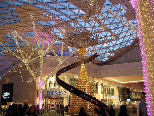 Shopping In London Westfield Centre Christmas 