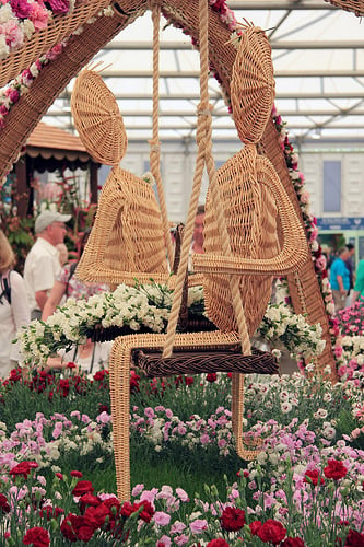 Chelsea Flower Show in London Displays