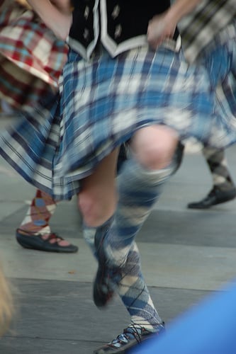 Scottish Dancing Burns Night