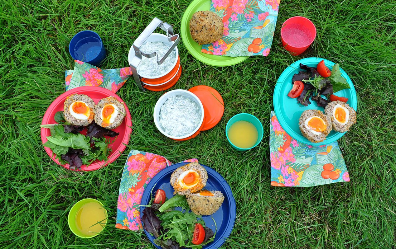 Scotch Egg picnic scene extra