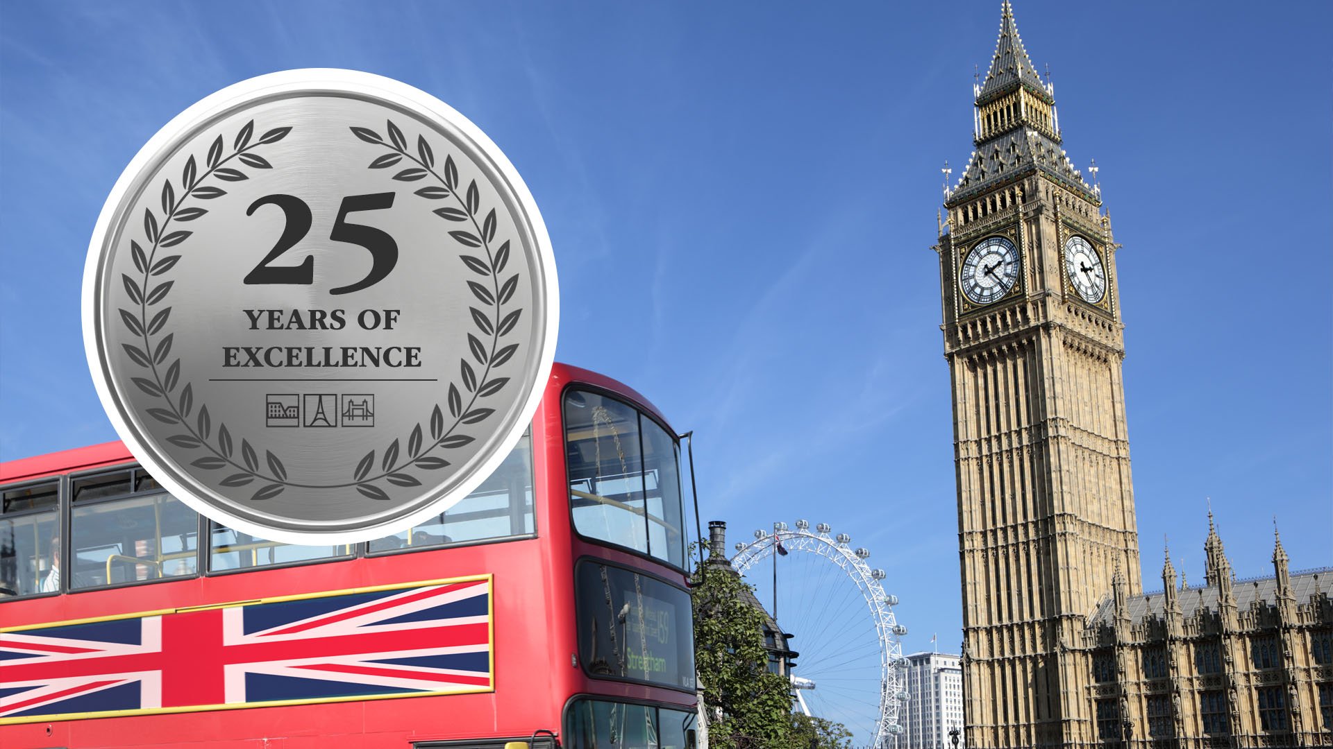 25th Anniversary Sale: Save 25% on holiday stays in London!